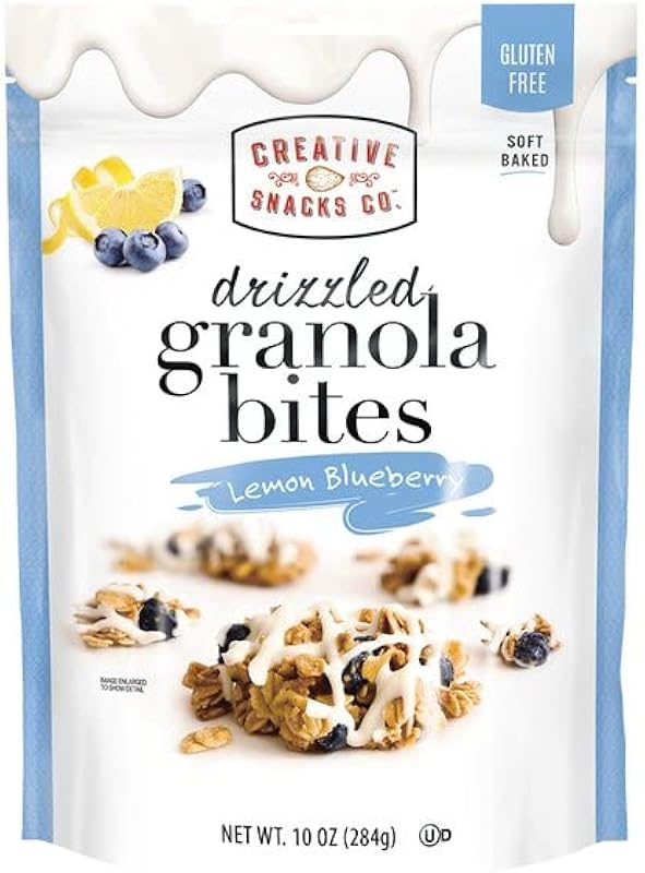 Creative Snacks Co Lemon Blueberry Drizzlers