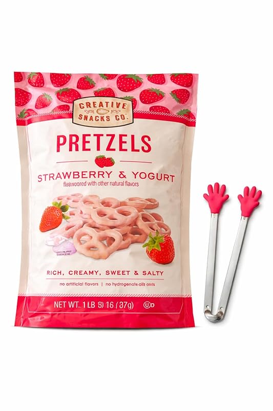 Creative Snacks Co Strawberry Pretzels Silicon